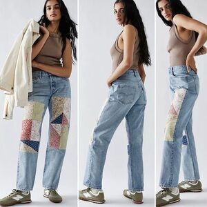 Levi’s 501 150th Anniversary patchwork jeans.